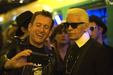 Jean-René with Karl Lagerfeld: "He was awesome. I asked him [Lagerfeld]. I've known him for many years …"